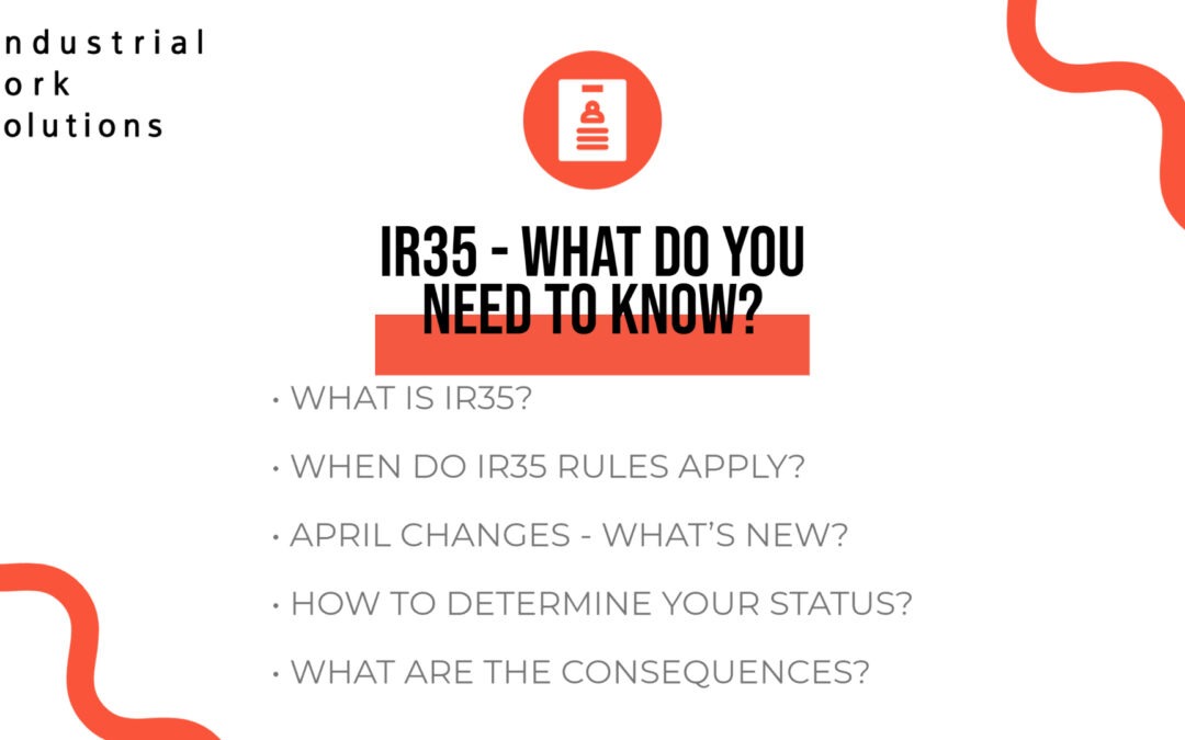 IR35 - What do you need to know?