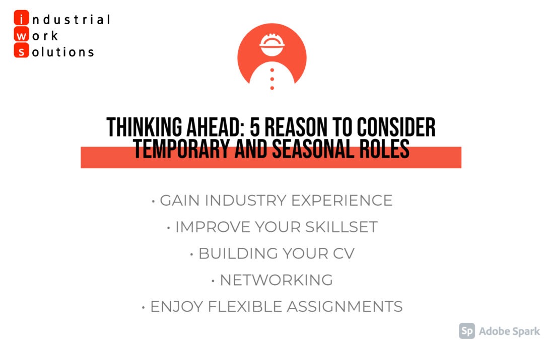Thinking Ahead: 5 Reasons to Consider Temporary and Seasonal Roles