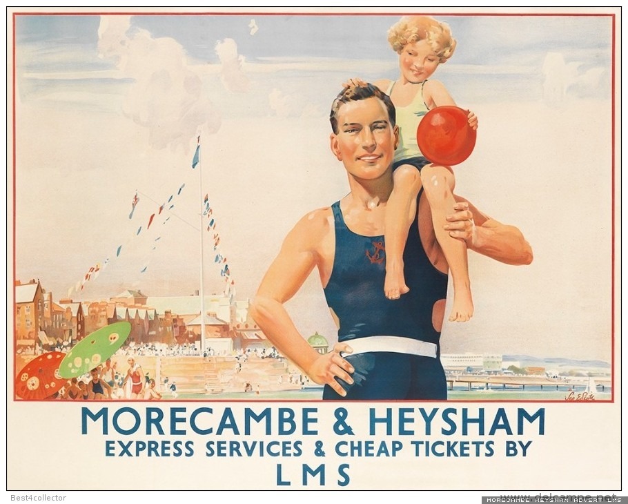 Morecambe & Heysham Tourist Poster