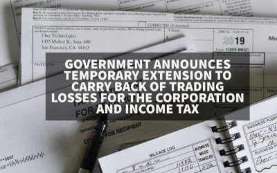 Government’s new temporary extension to carry back of trading losses for the corporation and income tax