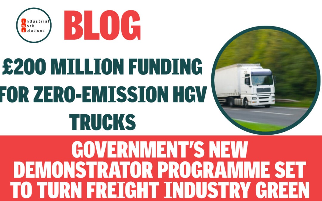 Government releases £200m for the development of zero-emission HGV Trucks